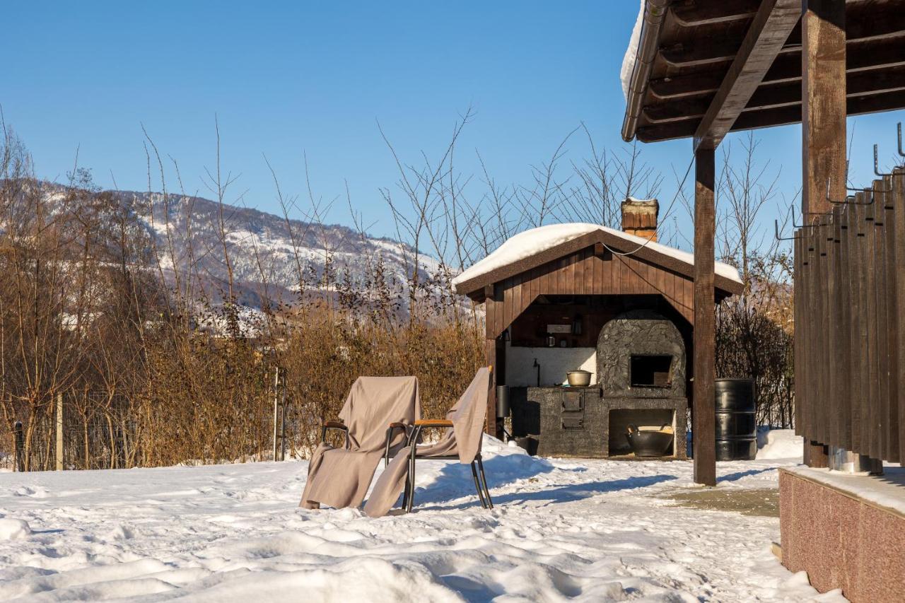 Casa cu Salcâmi Moieciu de Jos Exterior foto